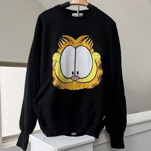 Garfield Graphic Black Sweatshirt